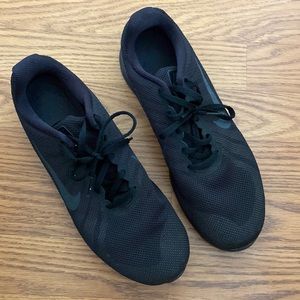 Black Nike shoes